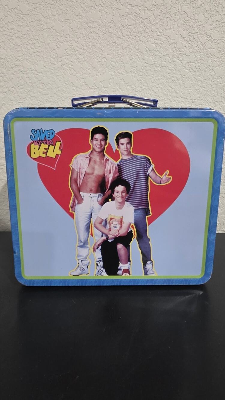 Vintage Y2K 2003 Saved By The Bell "Beef Cakes" Metal Tin Lunch Box